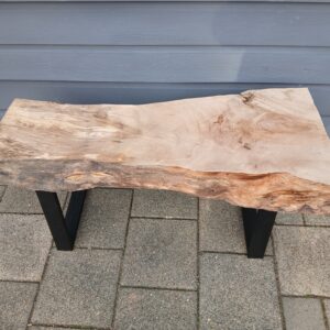 Salon tafel side table boomstamplank