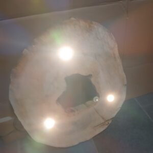 Boomstamschijf plafondlamp